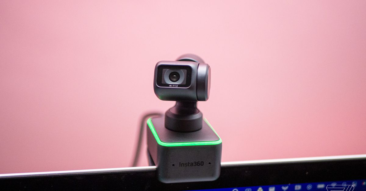 Insta360's Link webcam is a hardware response to Apple's center stage