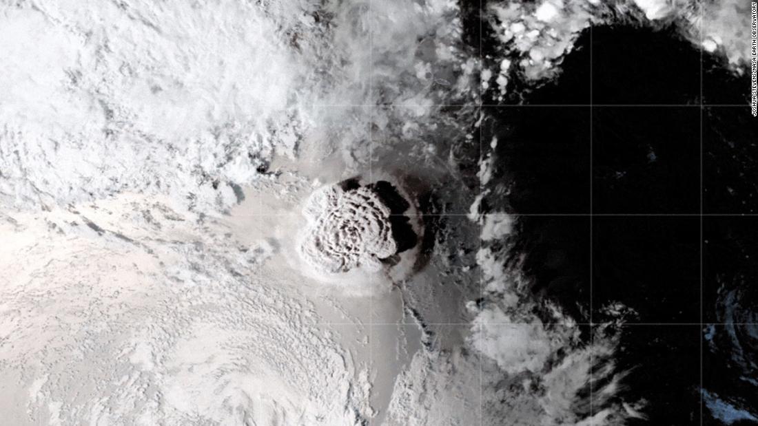 Tonga's eruption threw enough water to fill 58,000 Olympic swimming pools into Earth's atmosphere, NASA says