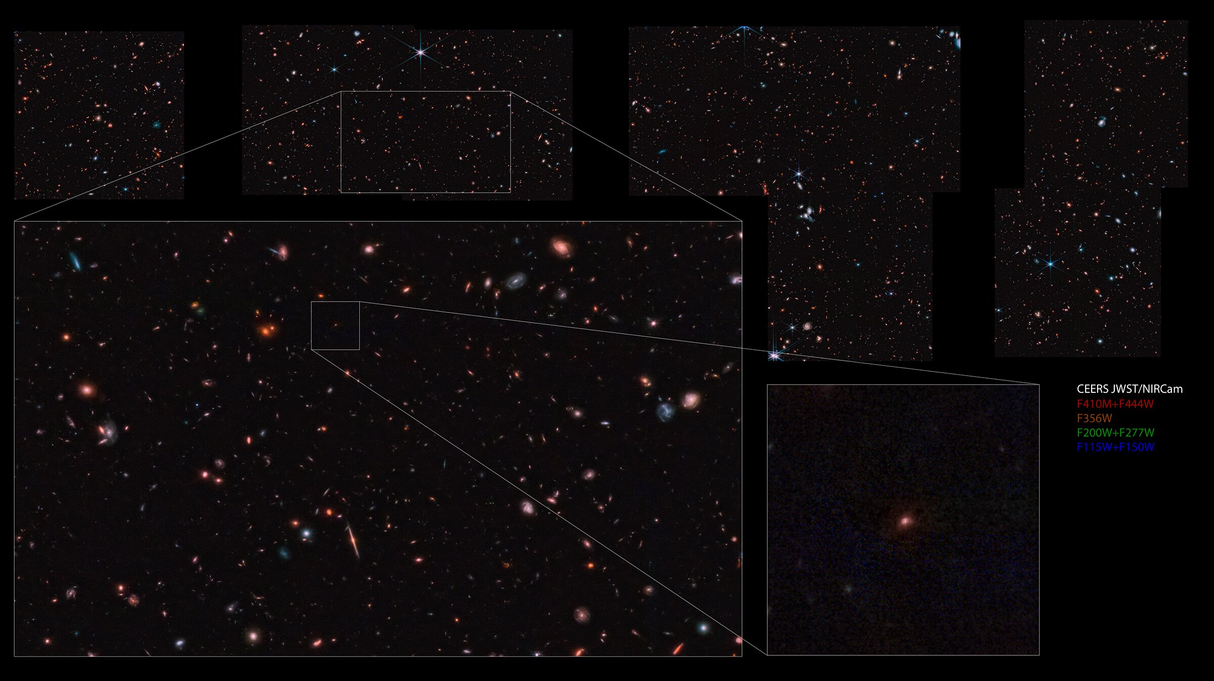 Wide view of the universe's first clues to the galaxy among the oldest ever detected