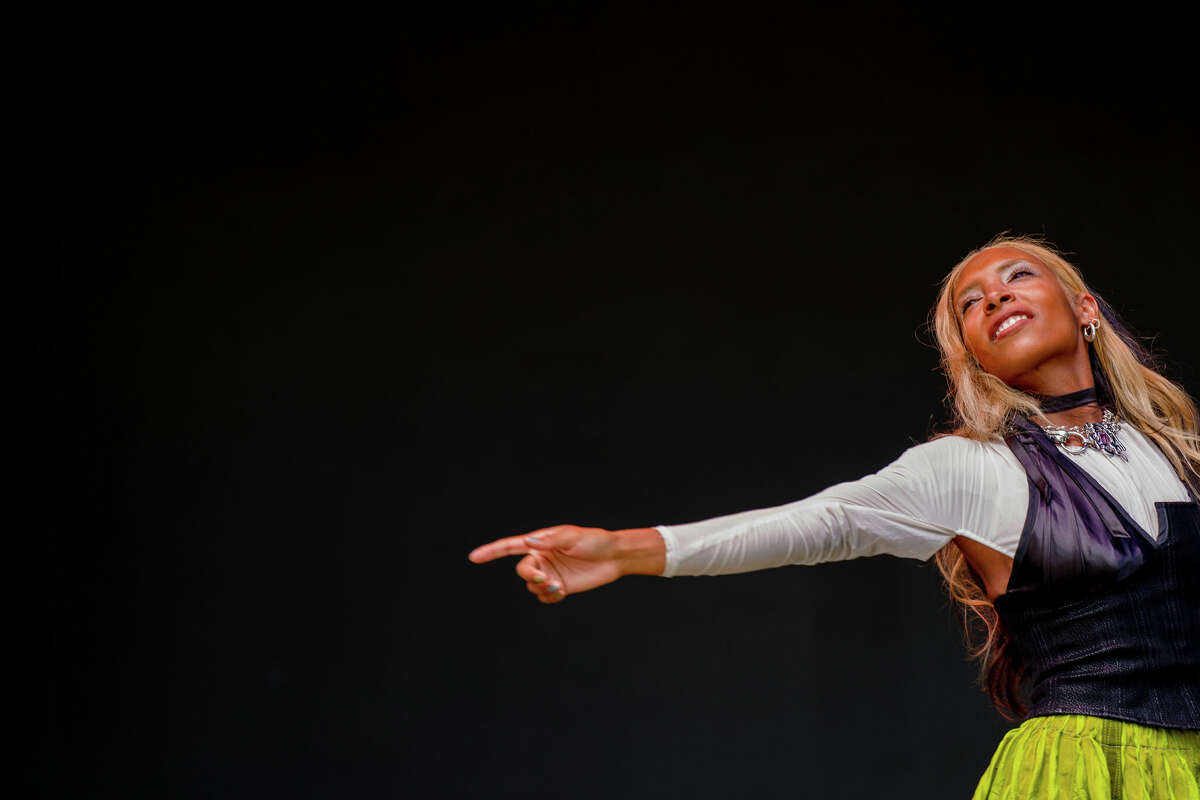 The Spelling performs at Outside Lands in Golden Gate Park in San Francisco, Calif. on Friday August 5, 2022.