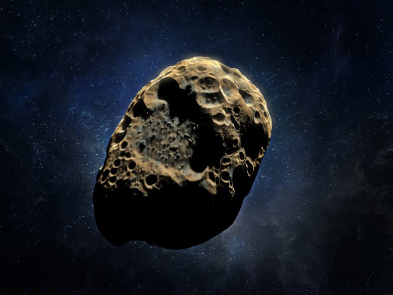 an asteroid