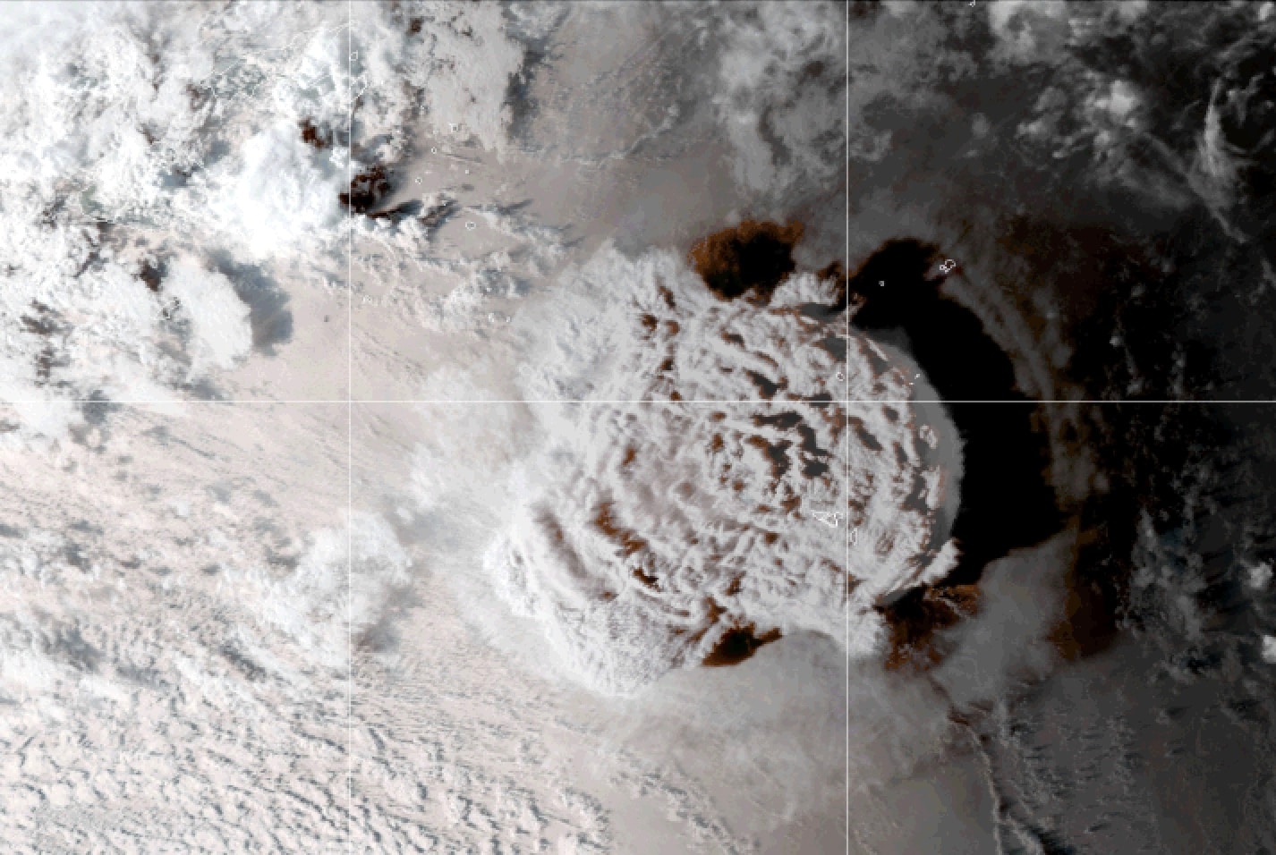 The Tonga volcano threw an unprecedented amount of water into the atmosphere